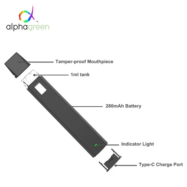 Wickless Disposable Vape For Live-resin