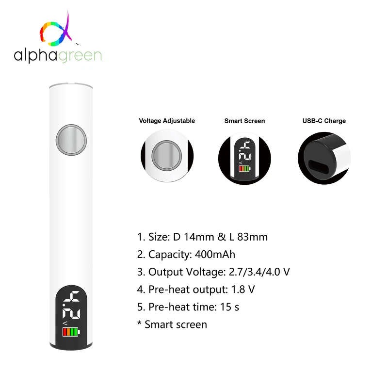 510 Battery with screen button5 510 Battery with screen button5
